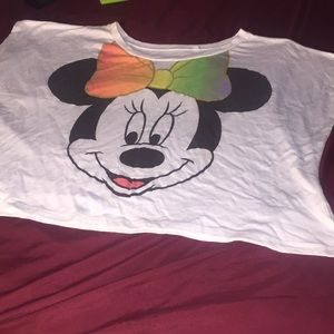 Minnie Mouse crop top (XL)